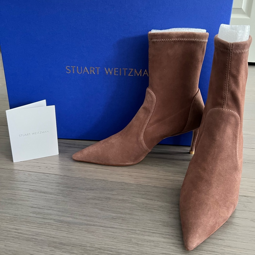 Stuart Weitzman 75 Stretch Booties - Picture 4 of 12